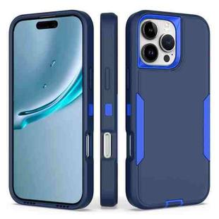 For iPhone 16 Pro Max 2 in 1 Magnetic PC + TPU Phone Case(Royal Blue+Dark Blue)