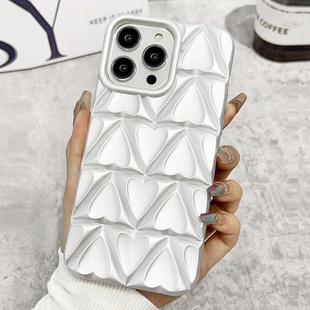For iPhone 12 Pro Max Little Love Oil Spray Phone Case(White)