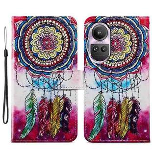 For OPPO Reno10 /10 Pro Global Painted Pattern Horizontal Flip Leather Phone Case(Dreamcatcher)