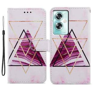 For OPPO A79 5G / A2 5G Painted Pattern Horizontal Flip Leather Phone Case(Marble)