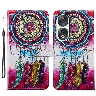 For Honor 90 Painted Pattern Horizontal Flip Leather Phone Case(Dreamcatcher)