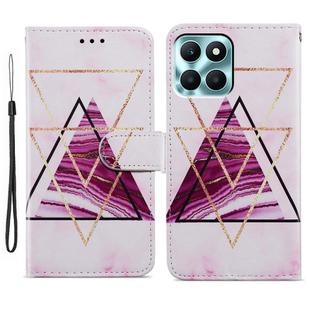 For Honor X6A Painted Pattern Horizontal Flip Leather Phone Case(Marble)