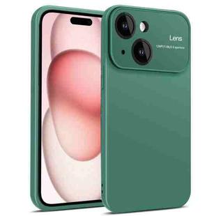 For iPhone 15 Laminated Large Window TPU Phone Case(Green)