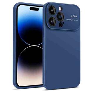 For iPhone 14 Pro Max Laminated Large Window TPU Phone Case(Royal Blue)