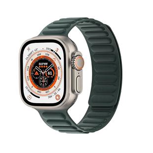 For Apple Watch Ultra 49mm DUX DUCIS BL Series Loop Magnetic Watch Band(Evergreen)