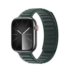 For Apple Watch Series 7 45mm DUX DUCIS BL Series Loop Magnetic Watch Band(Evergreen)
