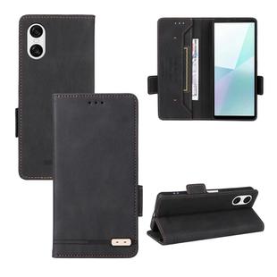For Sony Xperia 10 VI 2024 Magnetic Clasp Leather Phone Case(Black)