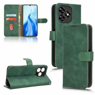 For Oukitel C51 Skin Feel Magnetic Flip Leather Phone Case(Green)