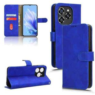 For Oukitel C50 Skin Feel Magnetic Flip Leather Phone Case(Blue)