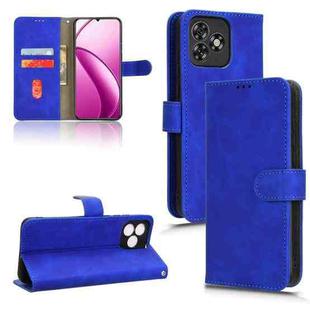 For Oukitel C53 Skin Feel Magnetic Flip Leather Phone Case(Blue)