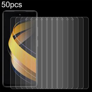 For Infinix Smart 8 Plus 50pcs 0.26mm 9H 2.5D Tempered Glass Film