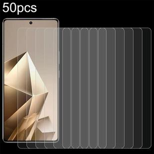 For Infinix Note 50 Pro 4G 50pcs 0.26mm 9H 2.5D Tempered Glass Film