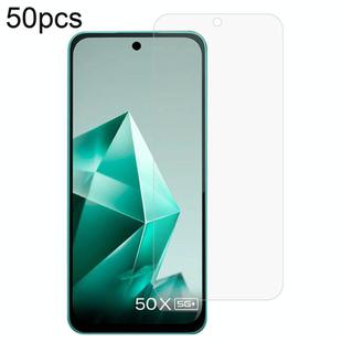 For Infinix Note 50x 50pcs 0.26mm 9H 2.5D Tempered Glass Film