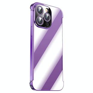 For iPhone 15 Pro Max Shockproof Frameless Phone Case(Transparent)