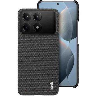 For Xiaomi Redmi K70 5G/K70 Pro 5G imak Ruiyi Series Cloth Texture PU + PC Phone Case(Black)