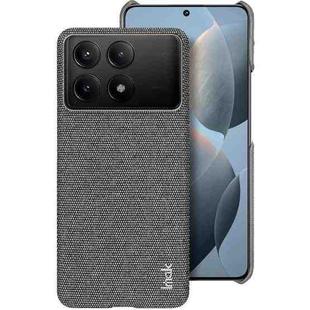 For Xiaomi Redmi K70 5G/K70 Pro 5G imak Ruiyi Series Cloth Texture PU + PC Phone Case(Dark Grey)