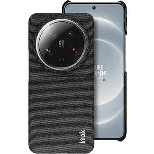 For Xiaomi 14 Ultra 5G imak Ruiyi Series Cloth Texture PU + PC Phone Case(Black)