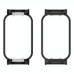 For Xiaomi Smart Band 8 Active / Redmi Band 2 Metal Frame Watch Protective Case(Black)