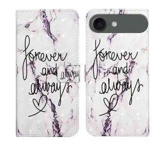 For iPhone 17 Air Oil Embossed 3D Drawing Leather Phone Case(Words Marble)