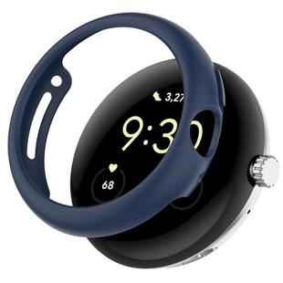 For Google Pixel Watch 2 Half Pack Hollow PC Watch Protective Case(Midnight Blue)