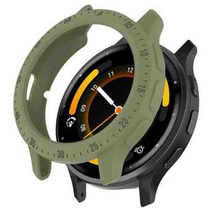 For Garmin Venu 3S Half Pack Hollow TPU Armor Watch Protective Case(Green)