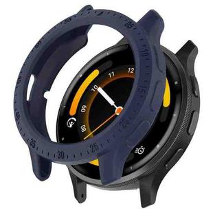 For Garmin Venu 3S Half Pack Hollow TPU Armor Watch Protective Case(Dark Blue)