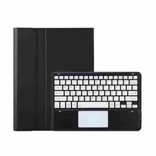 For Lenovo Xiaoxin Pad Pro 12.7 inch AM24-A TPU Ultra-thin Detachable Bluetooth Keyboard Tablet Leather Case with Touchpad(Black White)