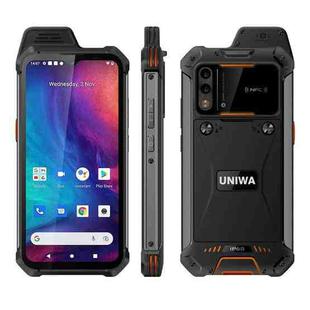 UNIWA W888 HD+ Rugged Phone, 4GB+64GB, 6.3 inch Android 11 Mediatek MT6765 Helio P35 Octa Core up to 2.3GHz, NFC, OTG, Network: 4G(Black Orange)