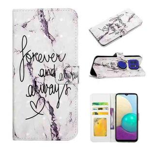 For Motorola Moto G9 Play / E7 Plus Oil Embossed 3D Drawing Leather Phone Case(Words Marble)