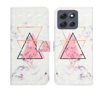 For Motorola Moto G86 5G Oil Embossed 3D Drawing Leather Phone Case(Triangular Marble)