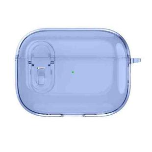 For AirPods Pro Ice Crystals Shockproof Earphone Protective Case(Blue)