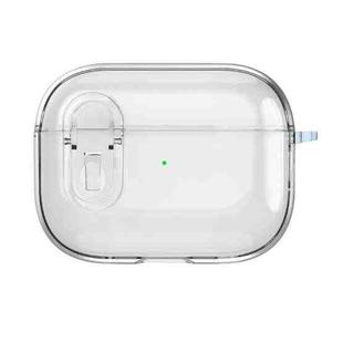 For AirPods Pro 2 Ice Crystals Shockproof Earphone Protective Case(Transparent)