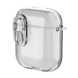 For AirPods 1 / 2 Ice Crystals Shockproof Earphone Protective Case(Transparent)