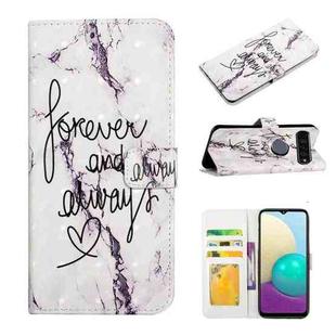 For LG K61S / K51S Oil Embossed 3D Drawing Leather Phone Case(Words Marble)