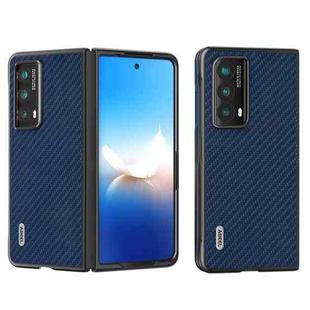 For Honor Magic Vs2 ABEEL Carbon Fiber Texture Protective Phone Case(Dark Blue)