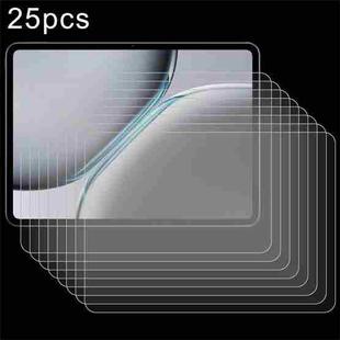 For OnePlus Pad 2 25pcs 9H 0.3mm Explosion-proof Tempered Glass Film