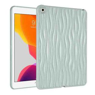 For iPad 10.2 2021 / 2020 / 2019 Jelly Color Water Ripple TPU Tablet Case(Grey)