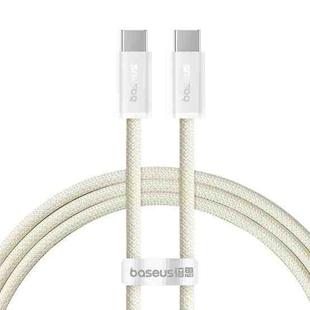 Baseus Dynamic 3 Series Fast Charging Data Cable Type-C to Type-C 100W, Length:1m(Yellow)