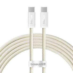 Baseus Dynamic 3 Series Fast Charging Data Cable Type-C to Type-C 100W, Length:2m(Yellow)