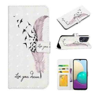 For OPPO Find X5  Oil Embossed 3D Drawing Leather Phone Case(Feather)