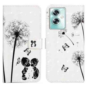 For OPPO A79 5G Oil Embossed 3D Drawing Leather Phone Case(Couple Dandelion)