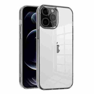 For iPhone 12 Pro Ice Color Clear Acrylic Hybrid TPU Phone Case(Transparent Black)