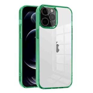 For iPhone 12 Pro Ice Color Clear Acrylic Hybrid TPU Phone Case(Green)