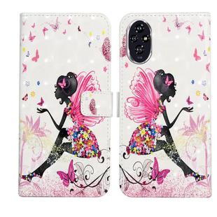 For Honor 200 Pro Oil Embossed 3D Drawing Leather Phone Case(Flower Fairy)