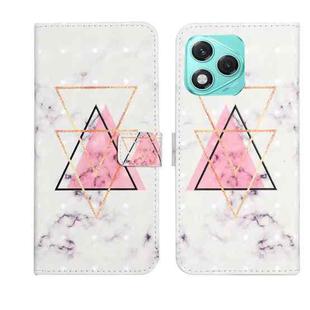 For Honor 400 Lite Global Oil Embossed 3D Drawing Leather Phone Case(Triangular Marble)