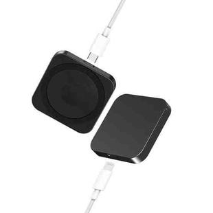 For iPhone / AirPods / iWatch Series 3 in 1 Portable Wireless Charger(Black)