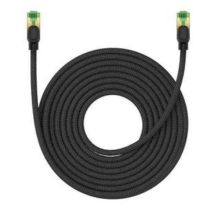 Baseus PCWL-A107 High Speed CAT8 40Gigabit Ethernet Braided Cable, Length:10m(Black)