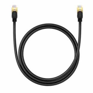 Baseus PCWL-A108 High Speed CAT8 40Gigabit Ethernet Round Cable, Length:1m(Black)