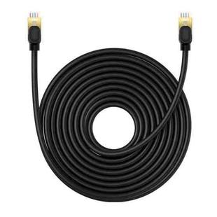 Baseus PCWL-A108 High Speed CAT8 40Gigabit Ethernet Round Cable, Length:10m(Black)
