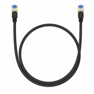 Baseus PCWL-A106 High Speed CAT7 10Gigabit Ethernet Braided Cable, Length:0.5m(Black)